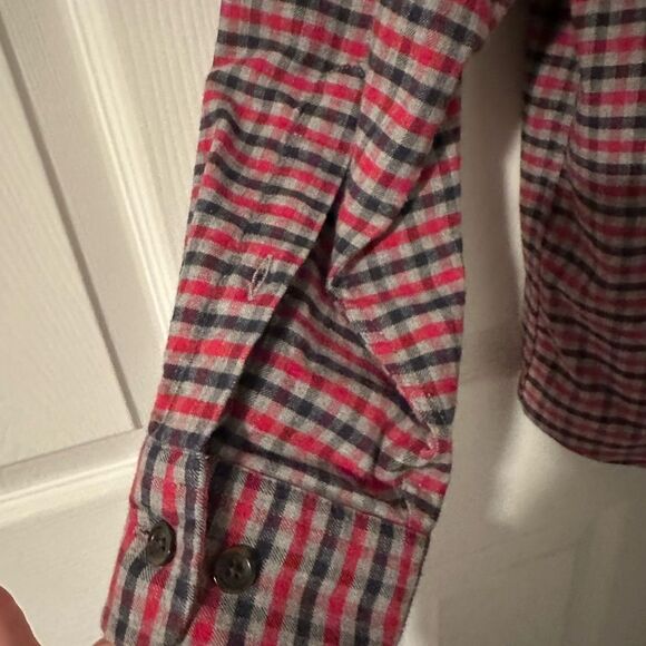 Orvis Men's Red and Green Checkered Shirt - X-Large Wool Blend - Picture 4 of 7